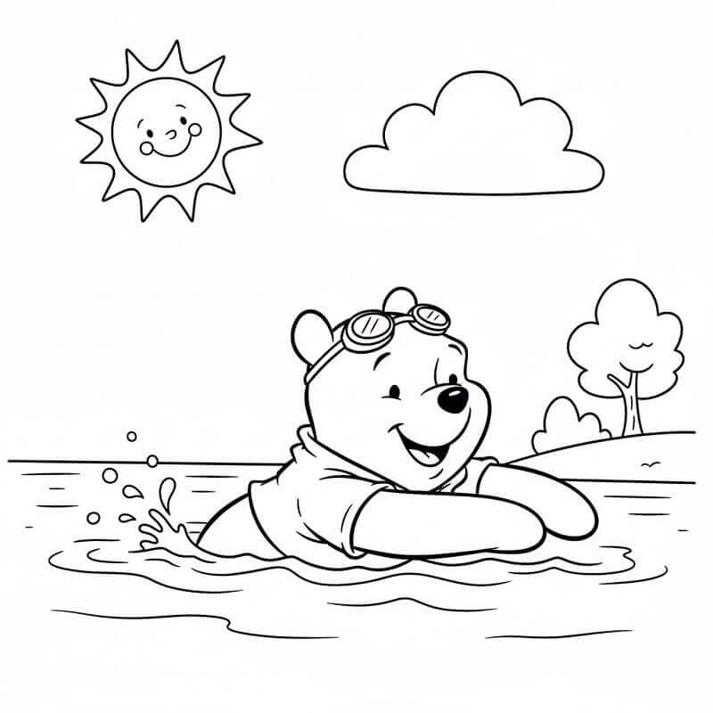 Niedlicher Winnie Puuh ausmalbilder