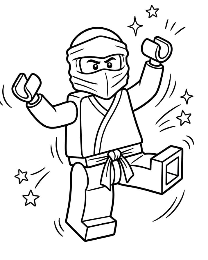 Ninjago Motiv ausmalbilder