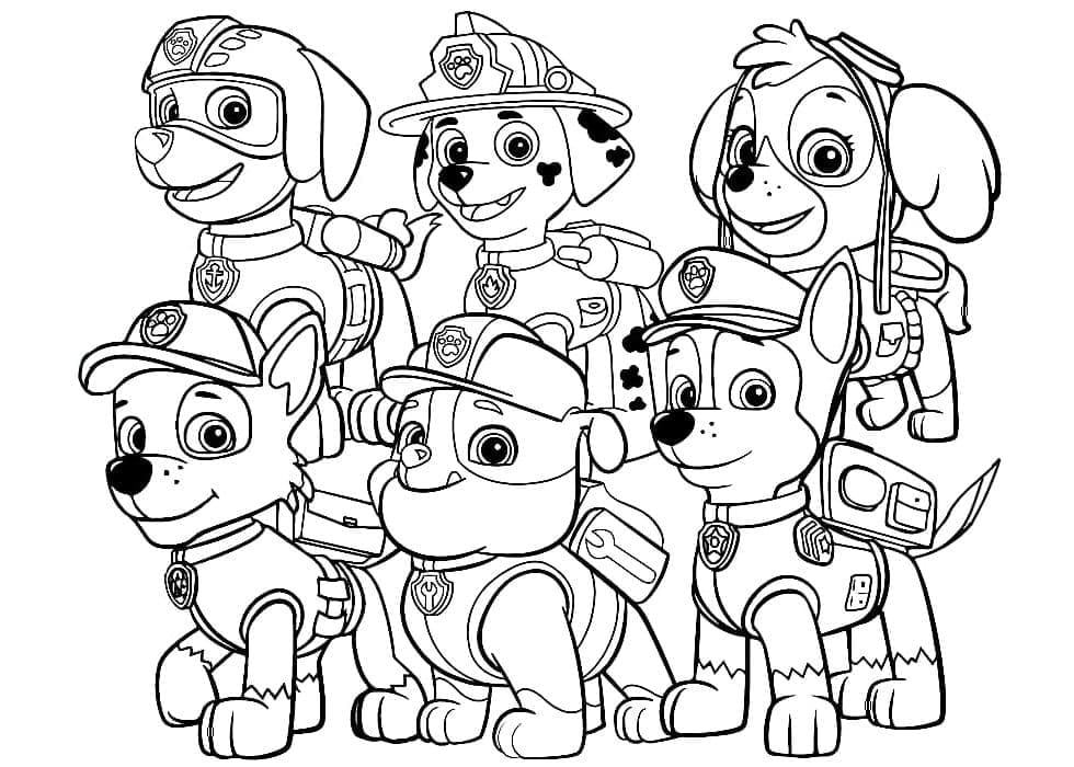 Paw Patrol (14) ausmalbilder