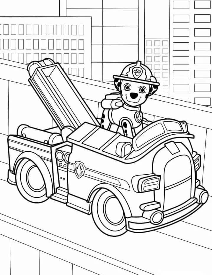 Paw Patrol für 2-jährige Kinder ausmalbilder