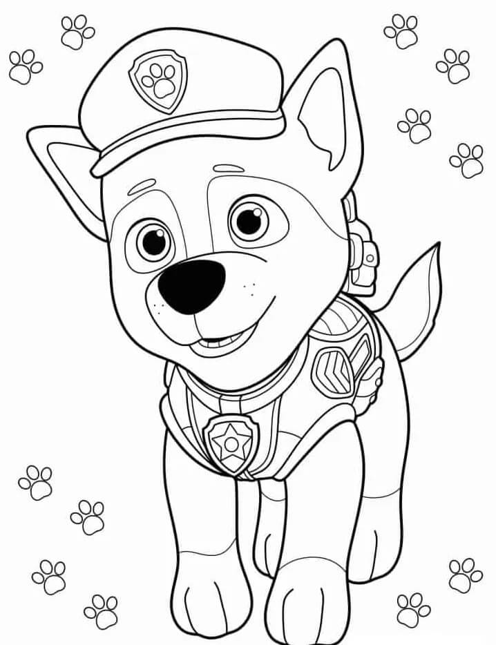 Paw Patrol für 5-jährige Kinder ausmalbilder