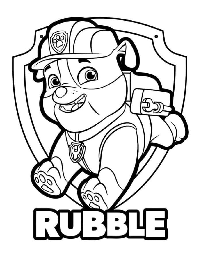 Paw Patrol gratis Druckvorlage ausmalbilder