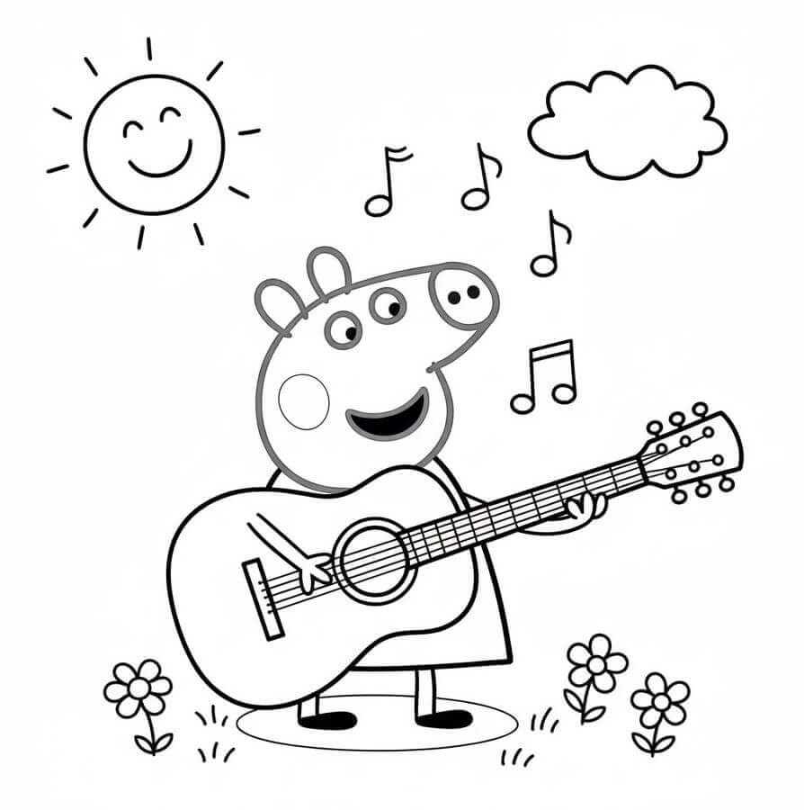 Peppa Wutz Bild ausmalbilder