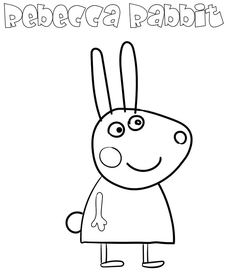 Peppa Wutz für 1-jährige Kinder ausmalbilder