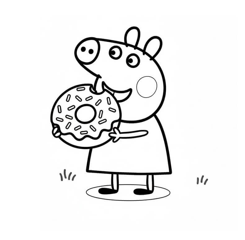 Peppa Wutz für Kinder ausmalbilder