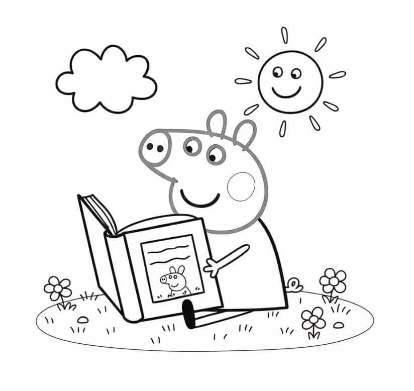 Peppa Wutz zum Drucken ausmalbilder