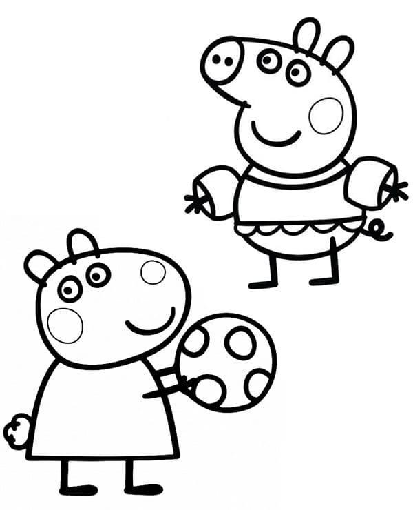 Peppa Wutz ausmalbilder