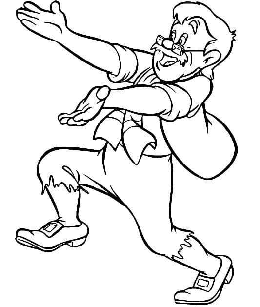 Pinocchio für 2-jährige Kinder ausmalbilder