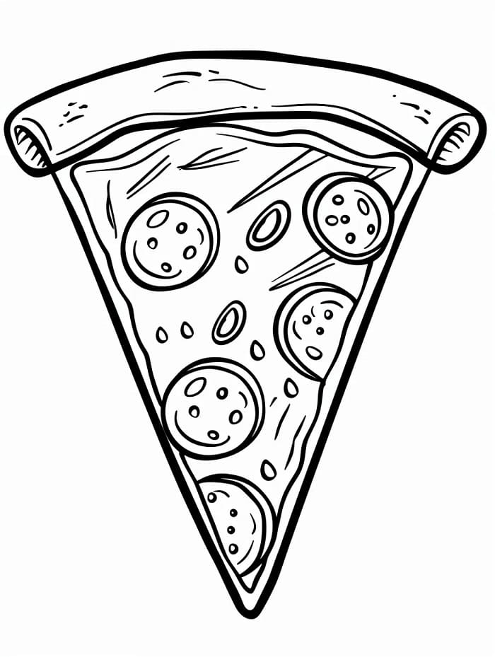 Pizza Malvorlage ausmalbilder