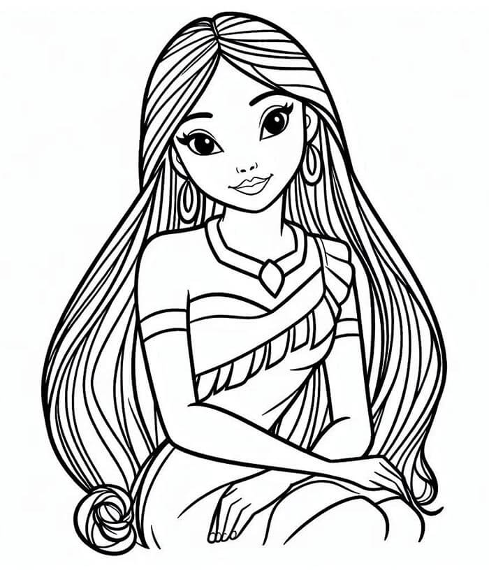 Pocahontas (3) ausmalbilder