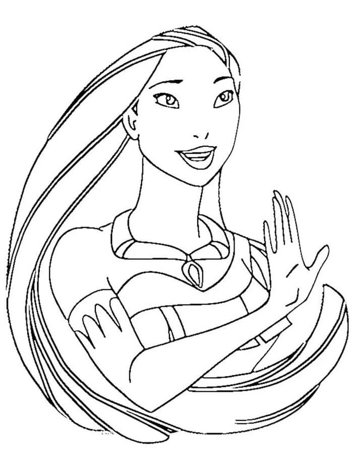 Pocahontas (4) ausmalbilder