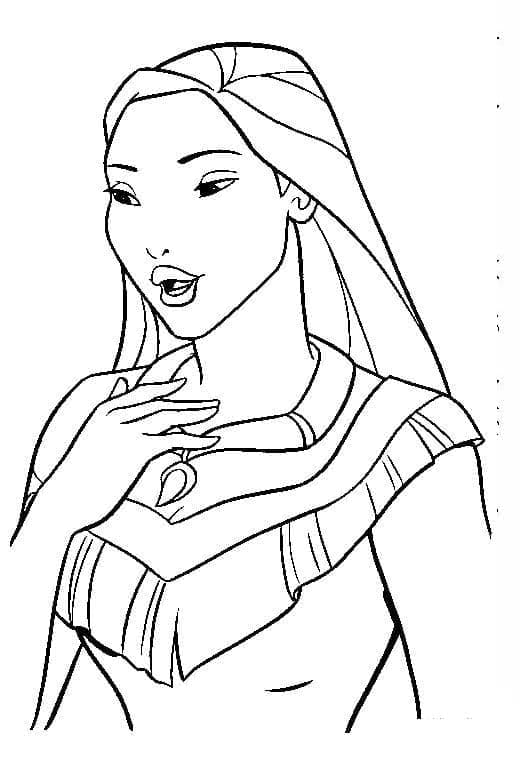 Pocahontas für Kinder ausmalbilder
