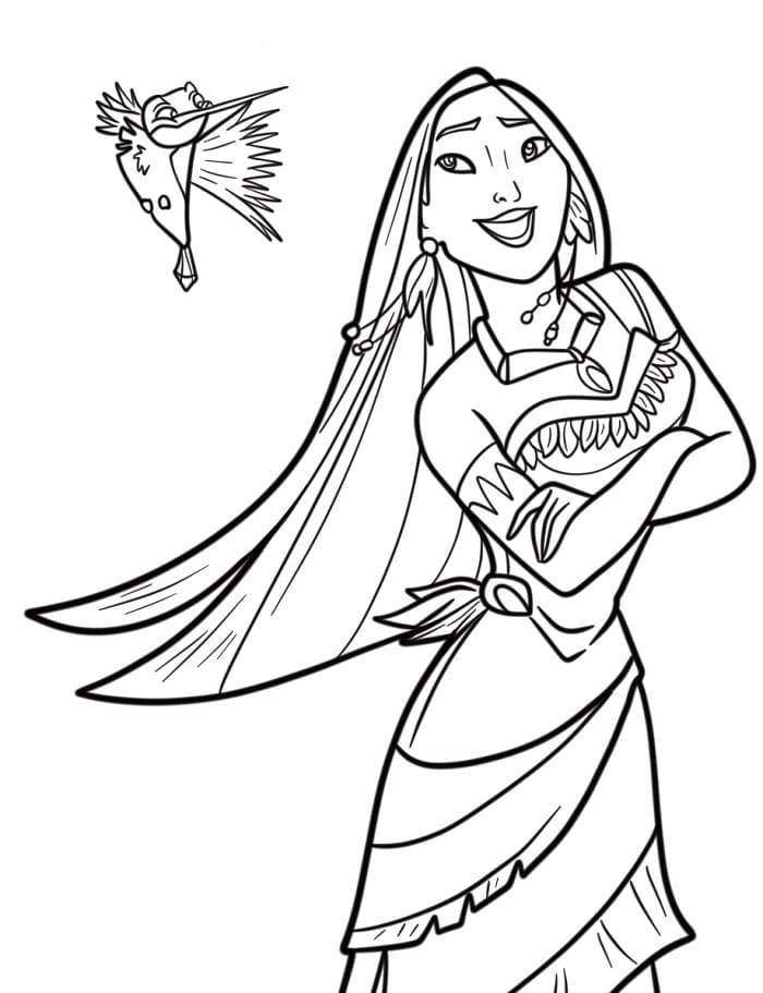 Pocahontas von Disney ausmalbilder