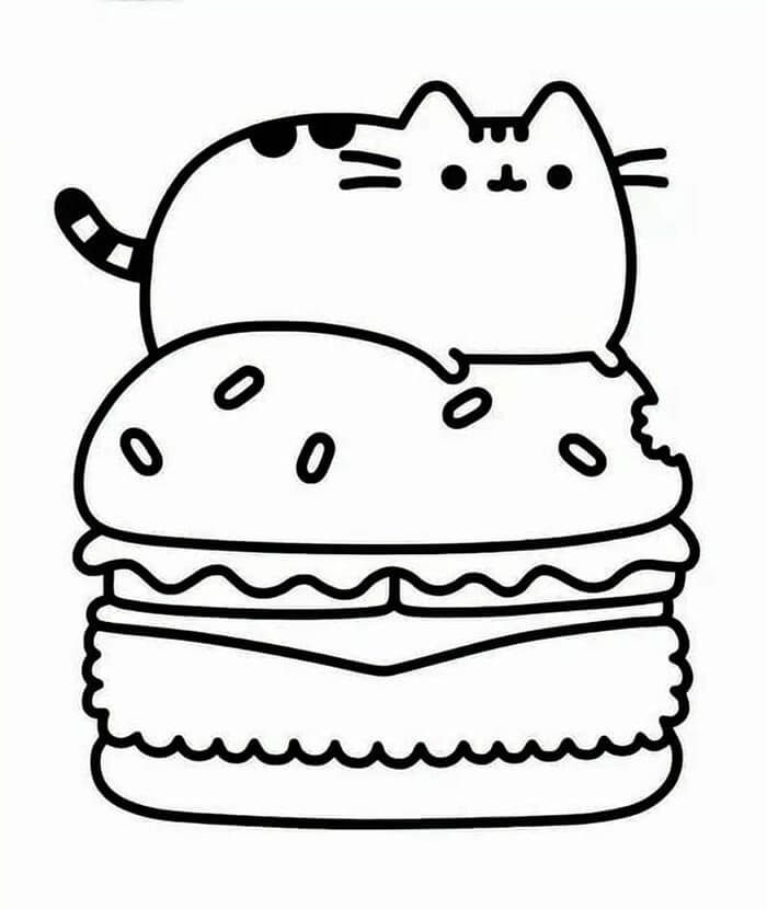 Pusheen Für 3-Jährige Kinder ausmalbilder