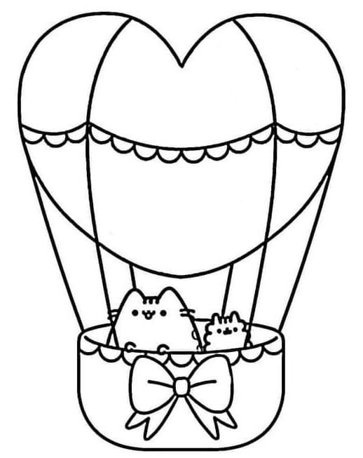 Pusheen Für 5-Jährige Kinder ausmalbilder