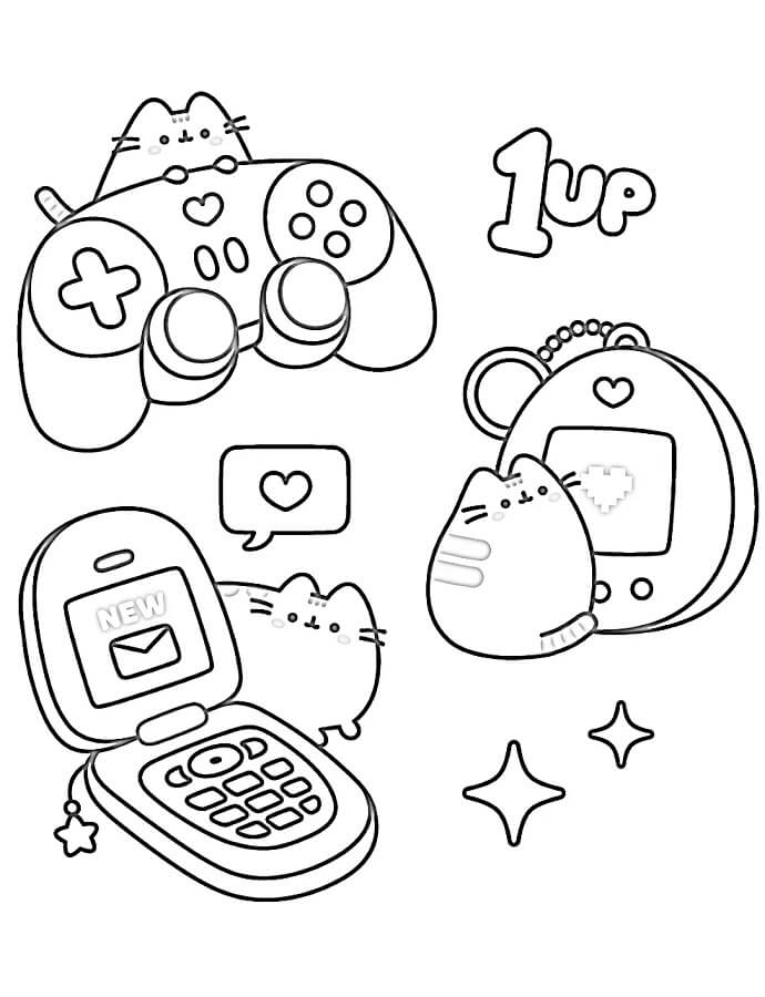 Pusheen Für Kinder ausmalbilder