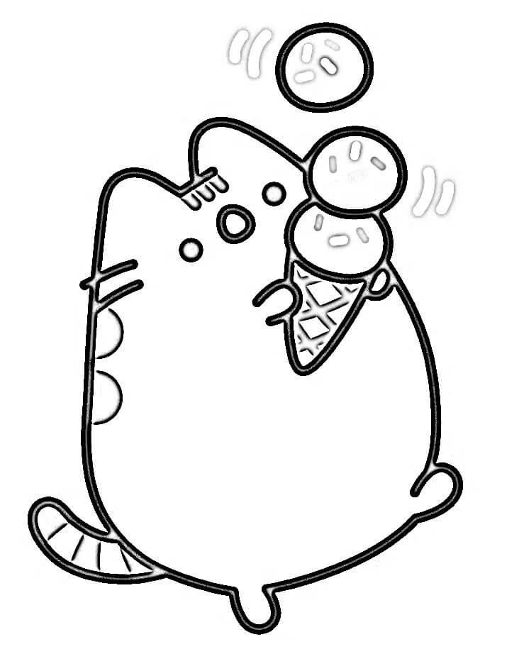 Pusheen Kostenlos Für Kinder ausmalbilder