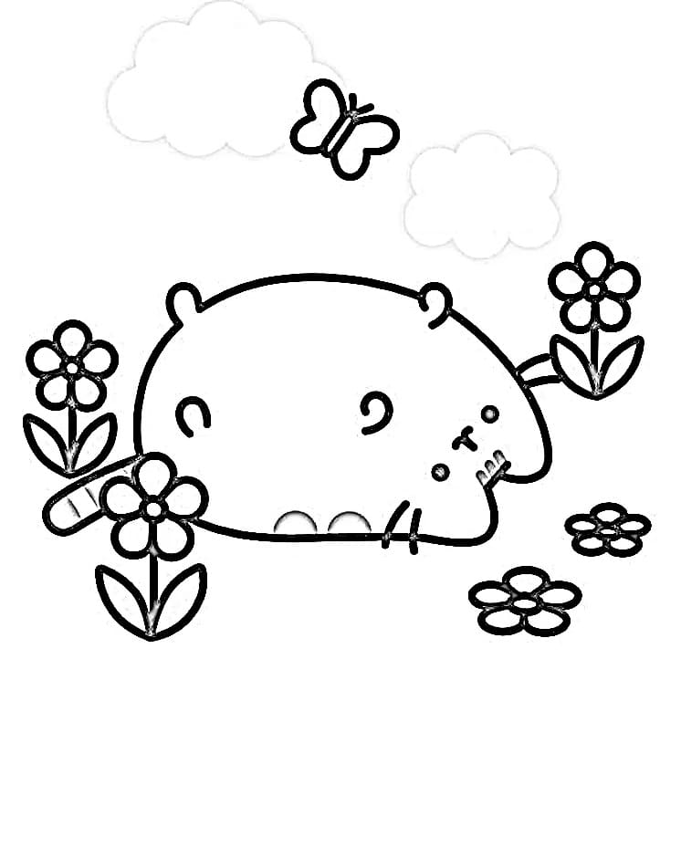 Pusheen Kostenlos ausmalbilder
