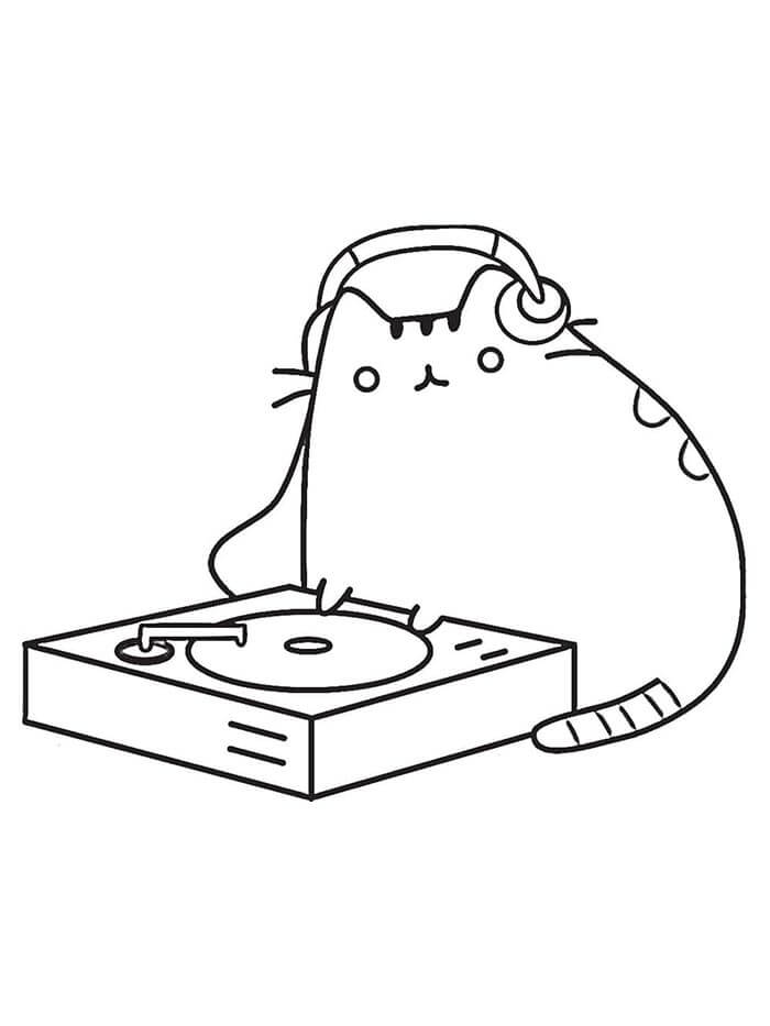 Pusheen Kostenloses Bild ausmalbilder