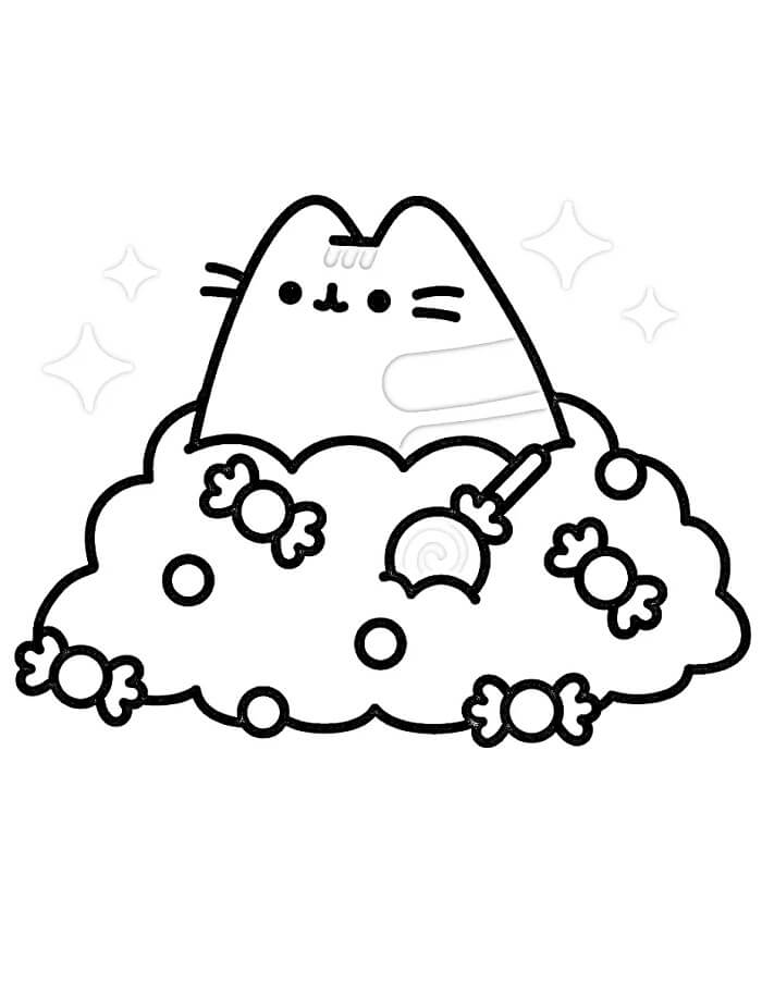 Pusheen Zum Drucken ausmalbilder
