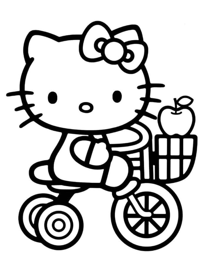 Sanrio-Figur Hello Kitty ausmalbilder