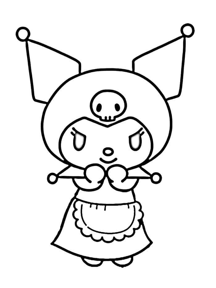 Sanrio Kuromi Motiv ausmalbilder