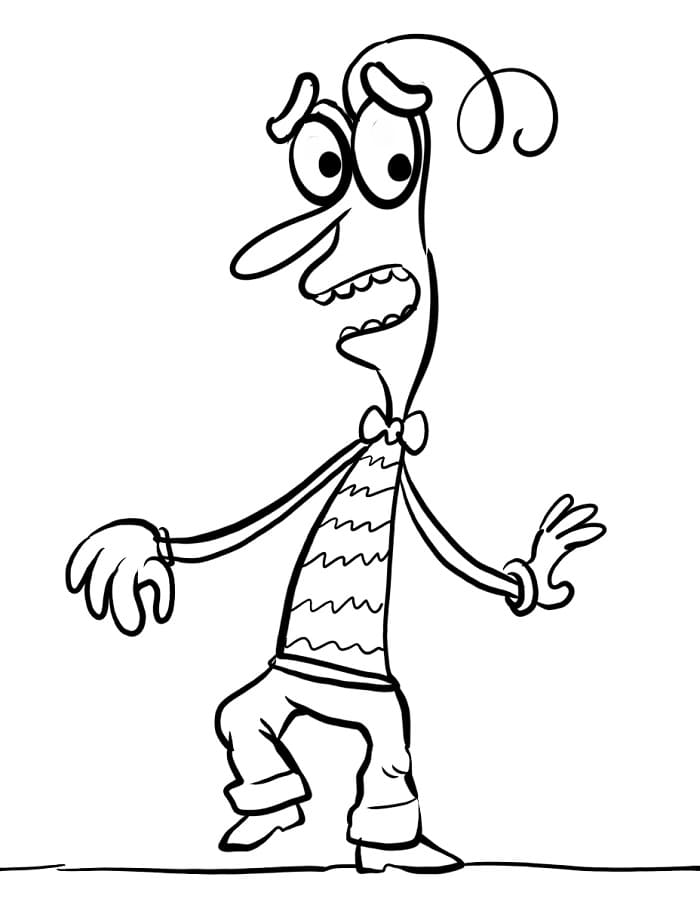 Schlichtes Alles steht Kopf ausmalbilder