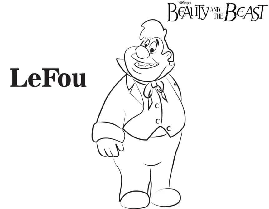 Schöne und das Biest (6) ausmalbilder