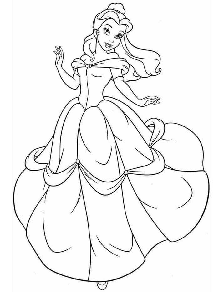 Schöne und das Biest kostenlos verfügbar ausmalbilder