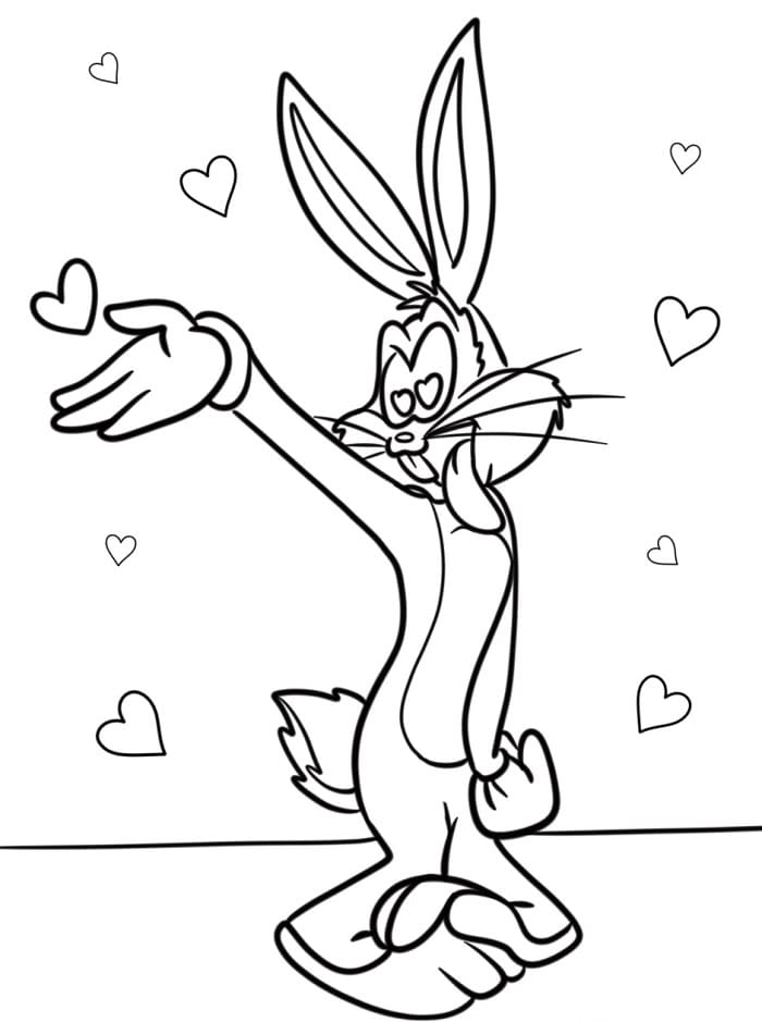 Sehr lustiger Bugs Bunny ausmalbilder