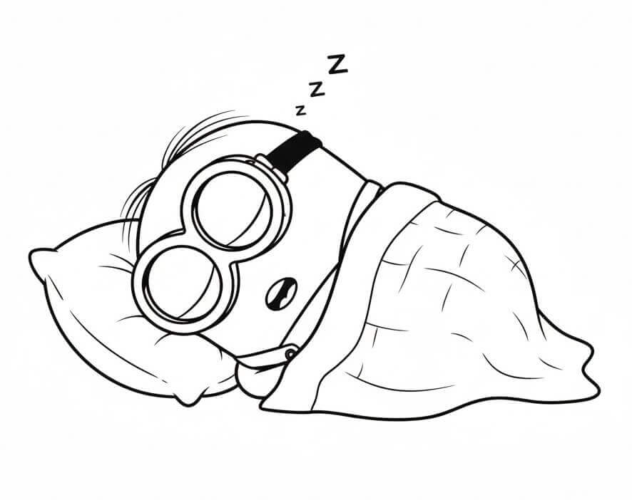 Sehr lustiger Minion ausmalbilder