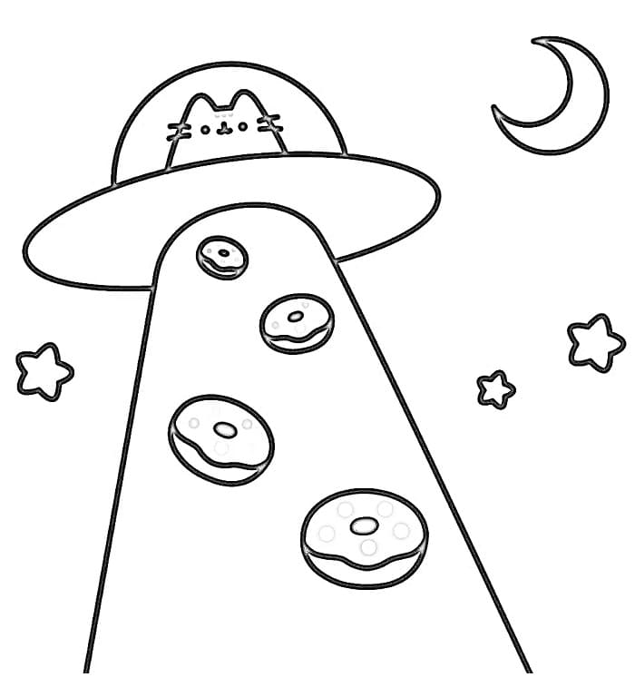 Sehr süße Pusheen ausmalbilder