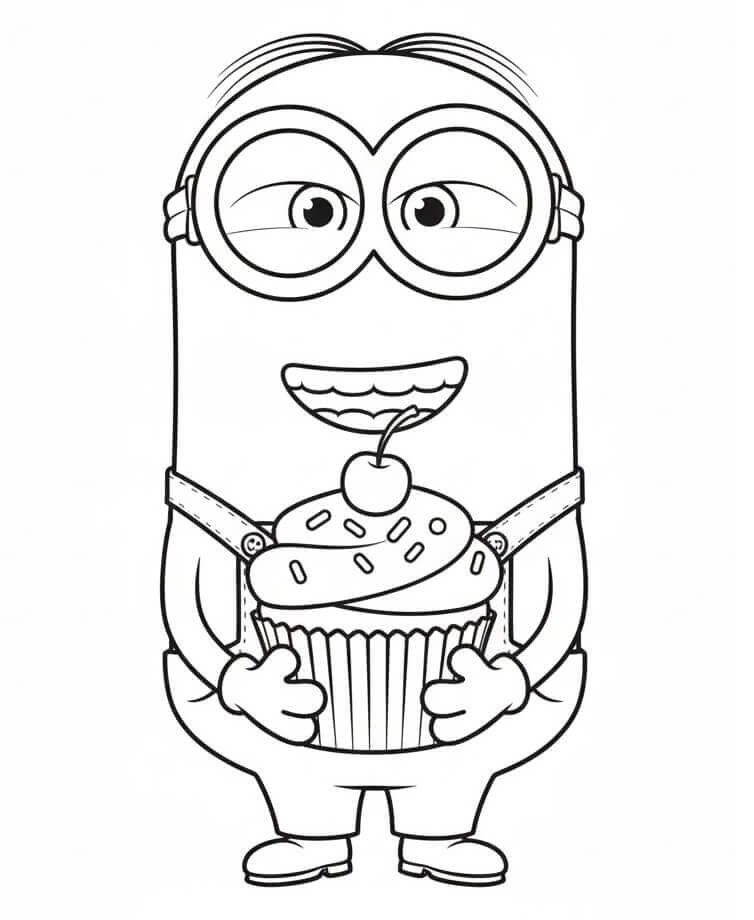 Sehr süßer Minion ausmalbilder