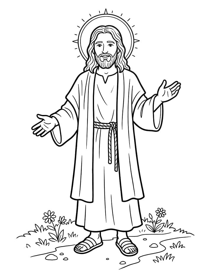 Spektakulärer Jesus ausmalbilder
