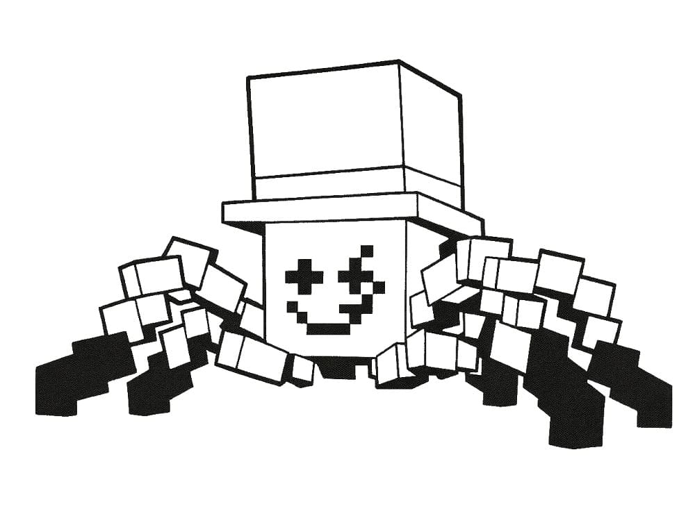 SpyderSammy von Steal a Brainrot ausmalbilder