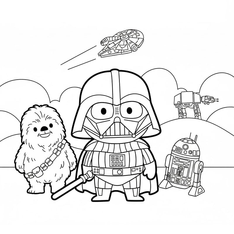 Star Wars Bild ausmalbilder