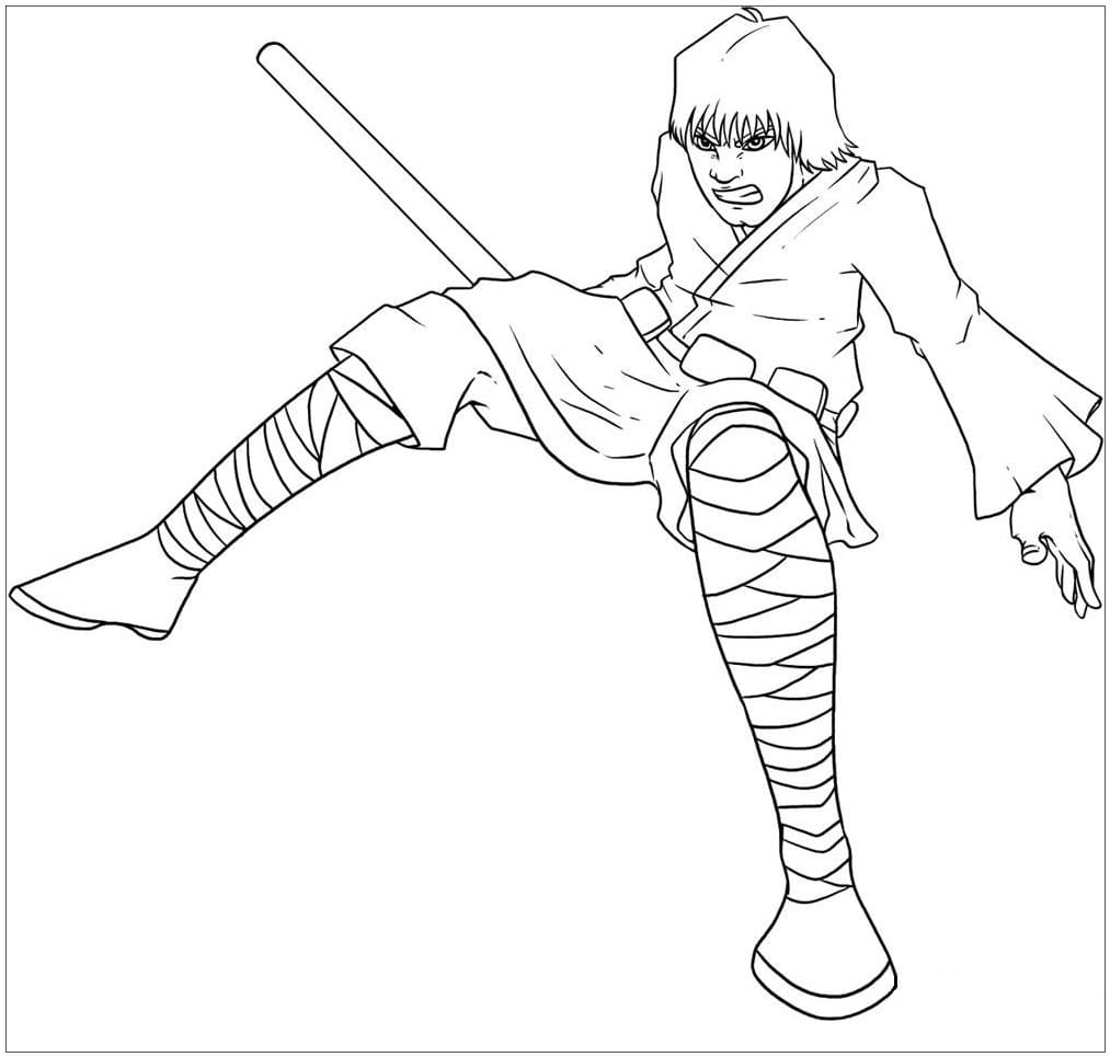Star Wars Luke Skywalker ausmalbilder