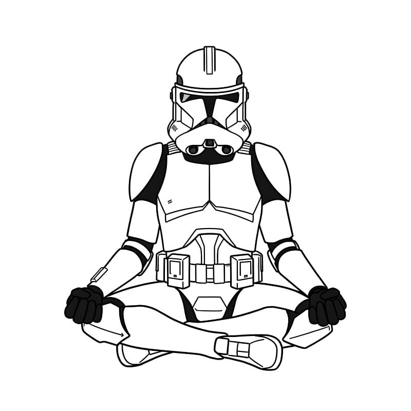 Star Wars Reihe ausmalbilder