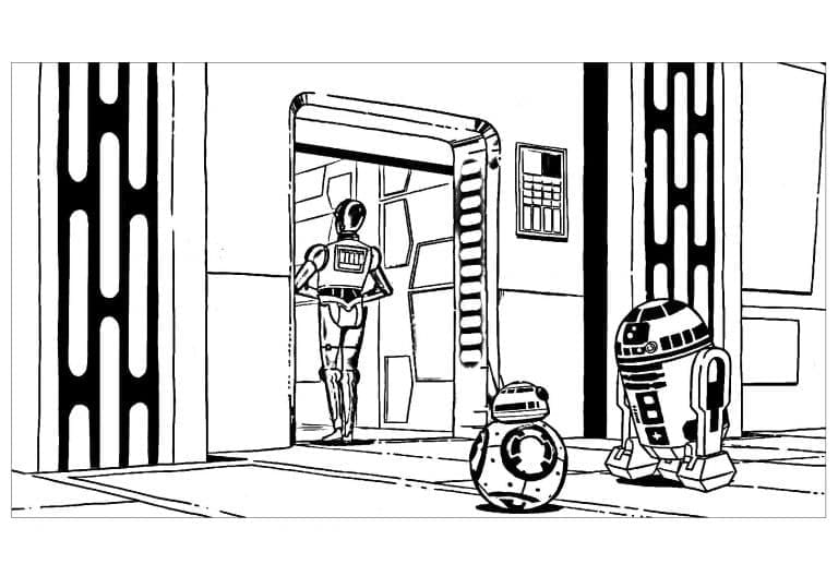 Star Wars für 2-jährige Kinder ausmalbilder