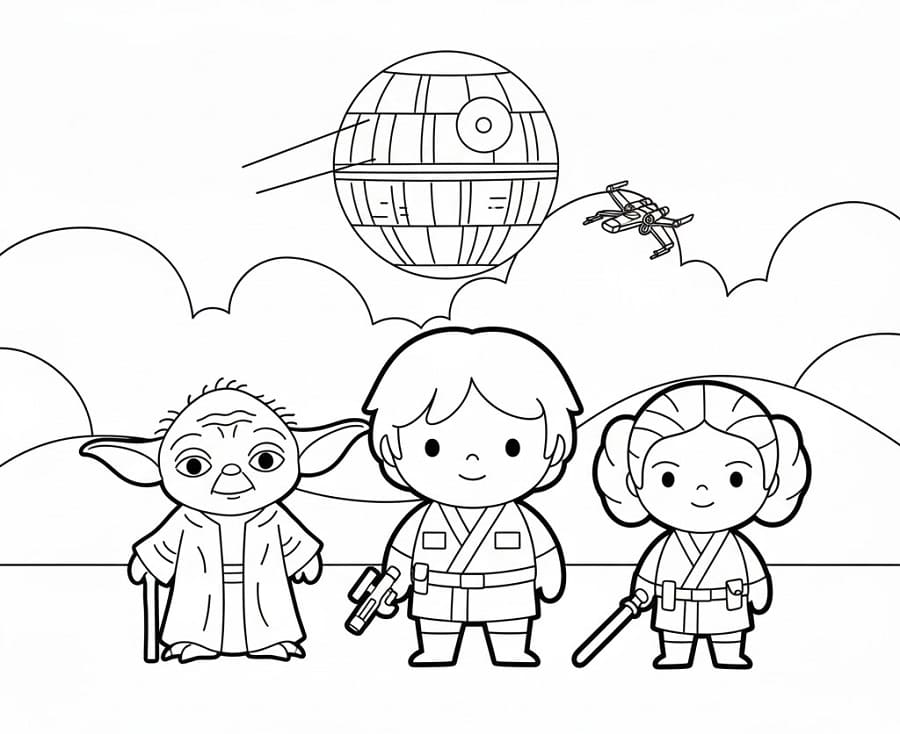 Star Wars ausmalbilder