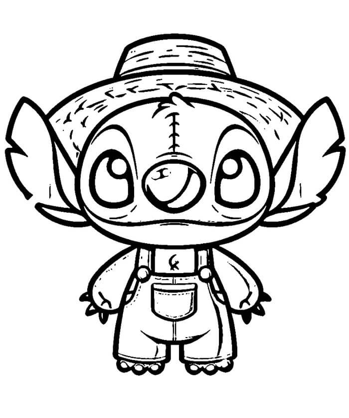 Stitch ist süß ausmalbilder
