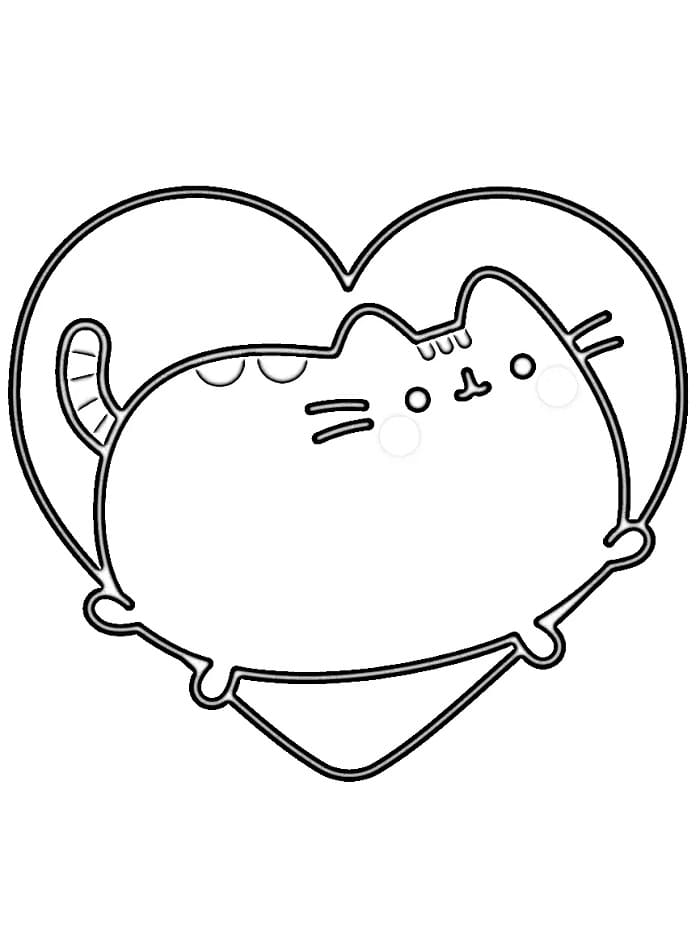 Süße Pusheen ausmalbilder