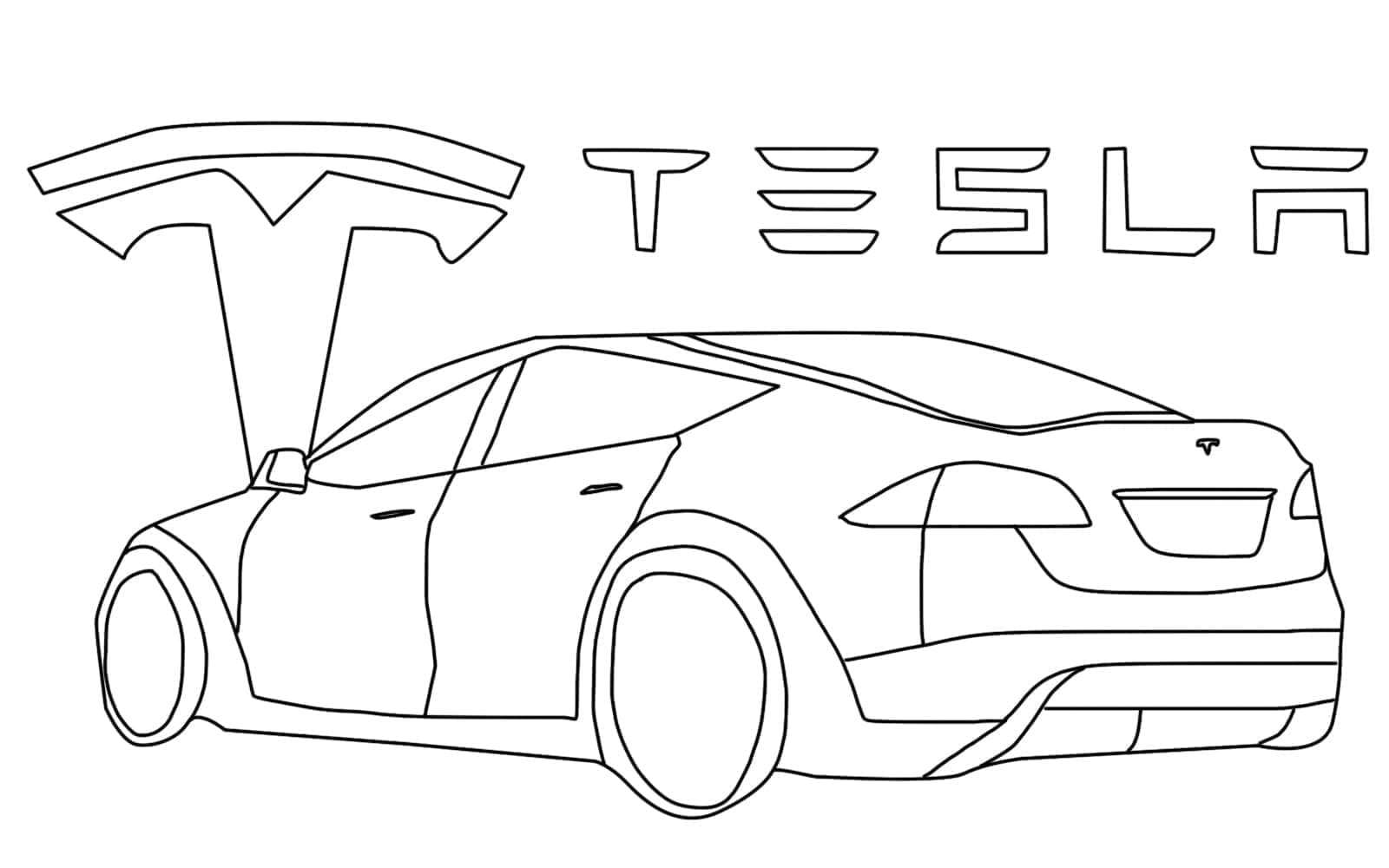 Tesla Bild ausmalbilder