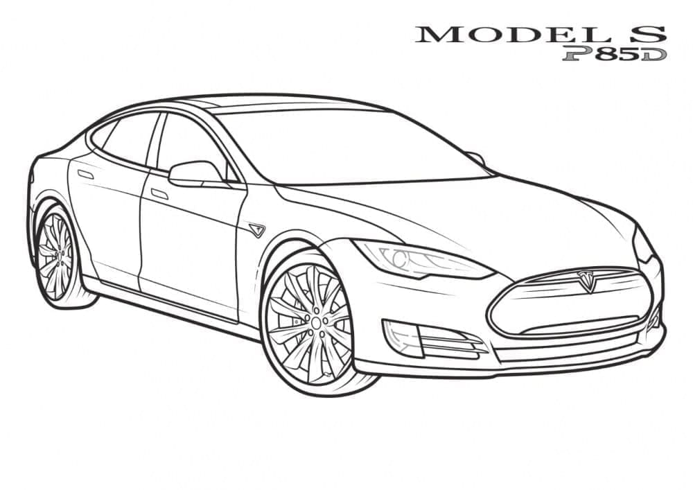 Tesla ausmalbilder