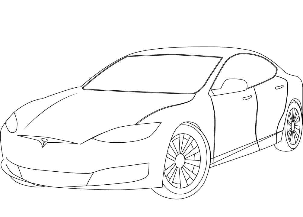 Tesla für Kinder ausmalbilder
