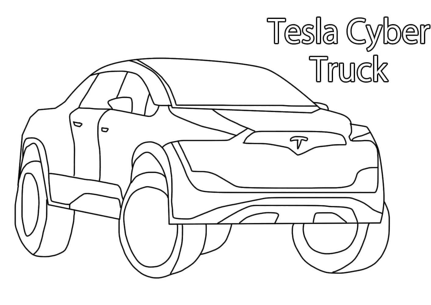 Tesla zum Drucken ausmalbilder