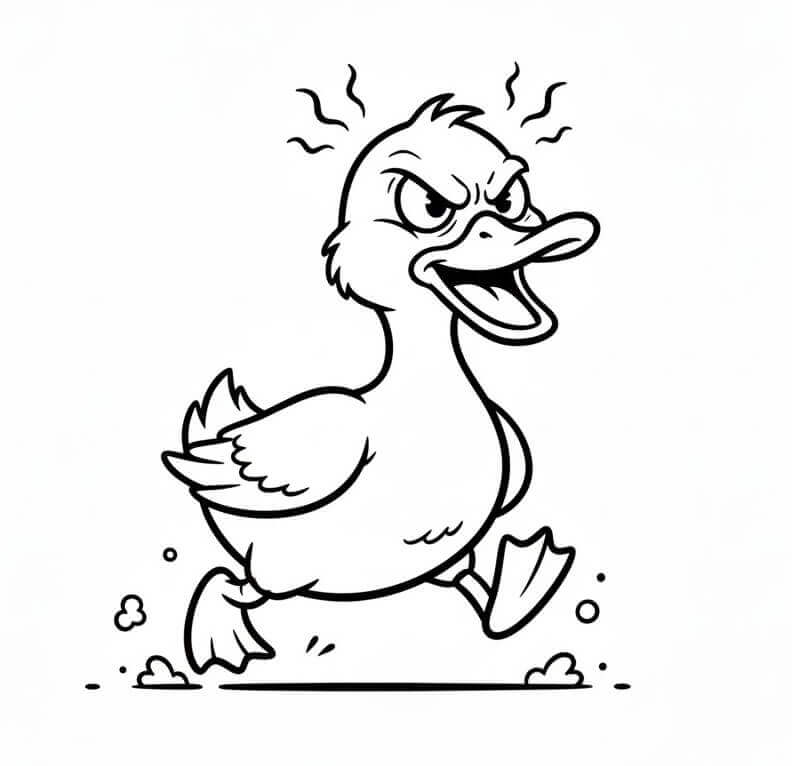 Tier Ente ausmalbilder