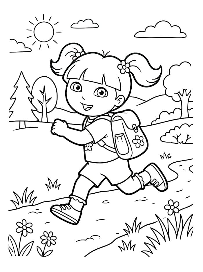 Tolle Dora ausmalbilder