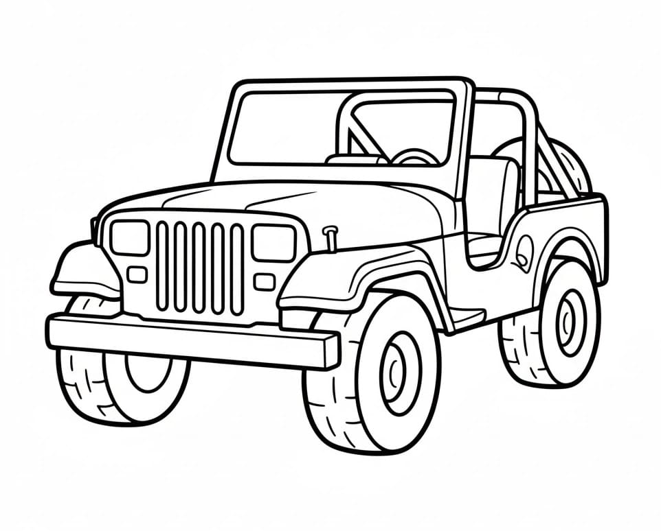 Jeep ausmalbilder