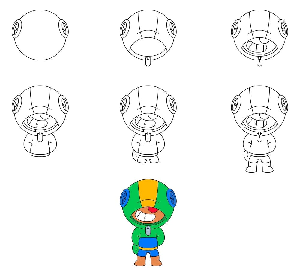 Wie man Brawl Stars zeichnet